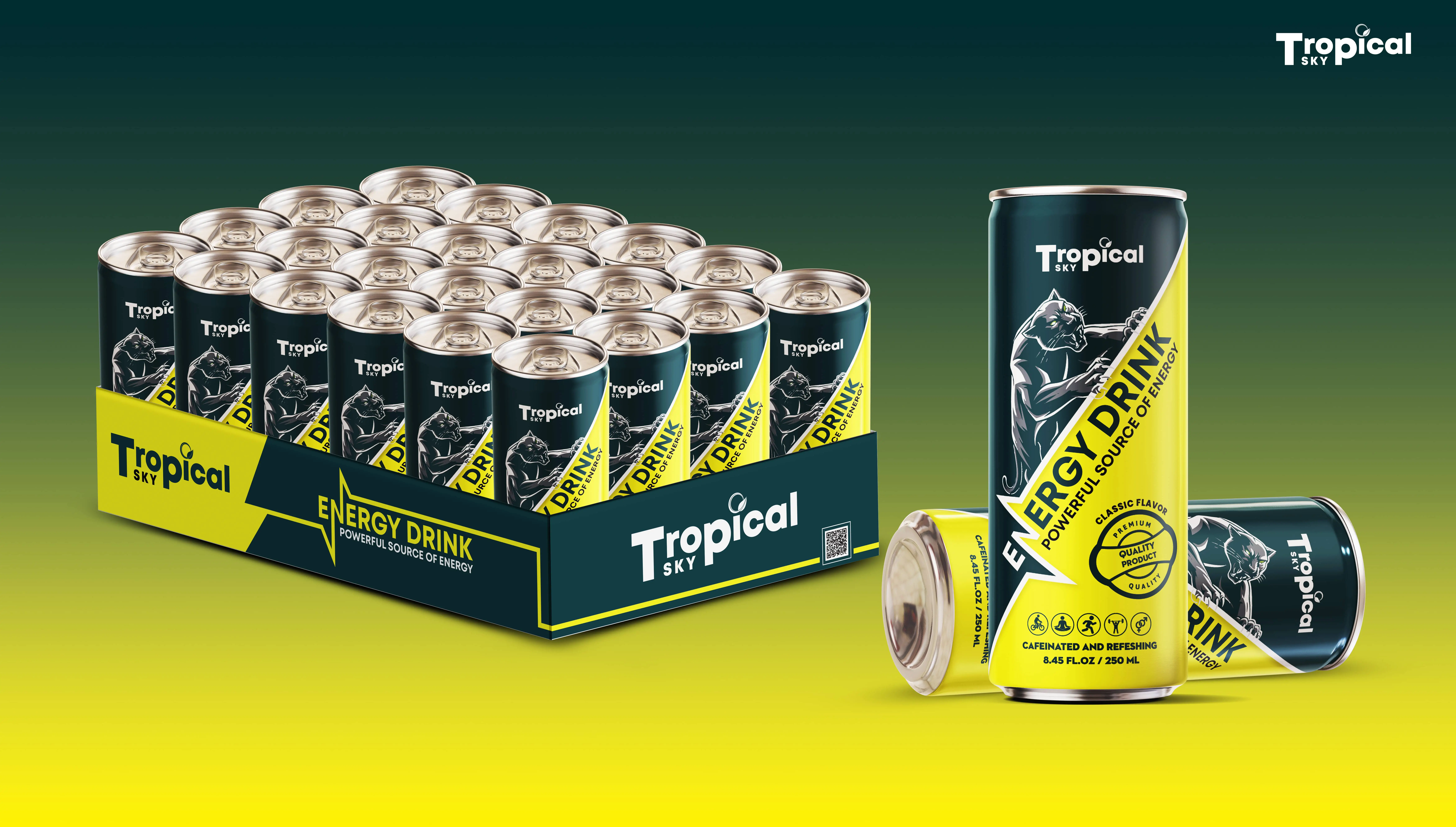 Carbonated Energy drink OEM manufacturer from Vietnam
